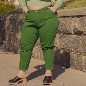 big bud press green pencil pants